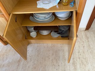 Mueble Comedor Madera Grande