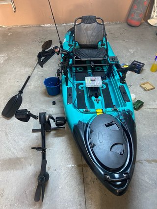 Kayak de pesca a pedales Kol Outdoor