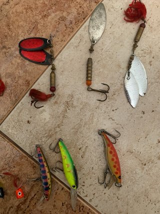 Lote señuelos pesca variados
