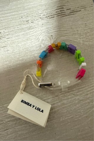 Pulsera Bimba y Lola letras brillantes