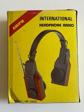 Cascos Radio AM/FM Vintage HP-1000