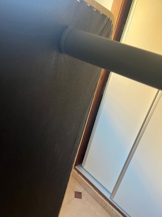 Base Cama Canape gris Tela Patas desenrrollables
