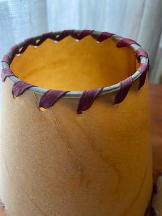 Pantallas para lámpara de pergamino