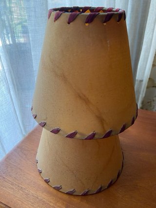 Pantallas para lámpara de pergamino