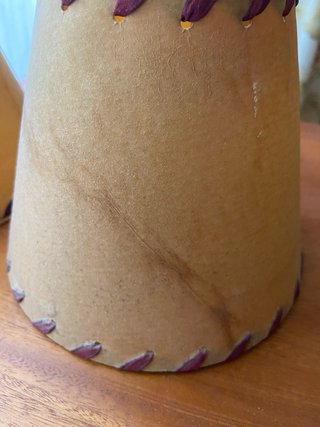 Pantallas para lámpara de pergamino