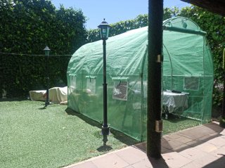 Vivero de 3x2 metros, como nuevo.4 meses puesto