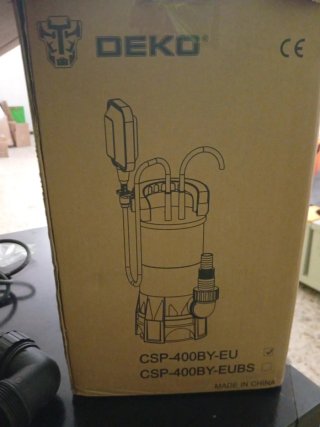 Bomba de aguas sucias DEKO 400W