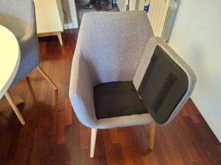 4 Sillas Comedor Tapizadas. Muy cómodas .