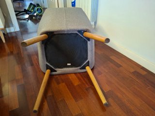 4 Sillas Comedor Tapizadas. Muy cómodas .
