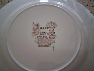 Prato Johnson Bros Happy England 22cm
