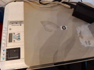 Impresora HP Beige/Blanca