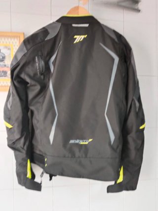 Chaqueta Moto SEVENTH Negra/Gris Talla M