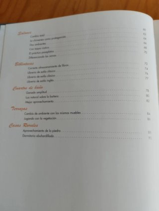 Libro visual Decoración de interiores, tapa dura.