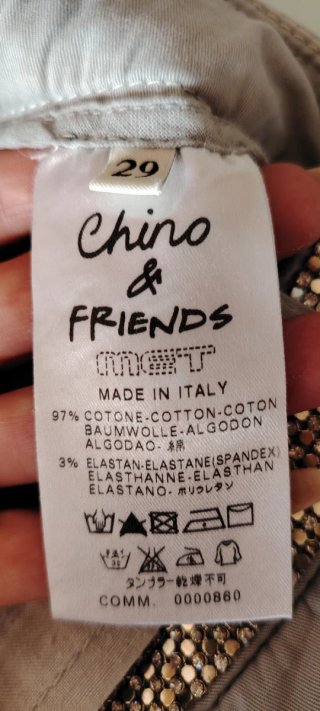 Pantalón MET T/M Gris con pedrería