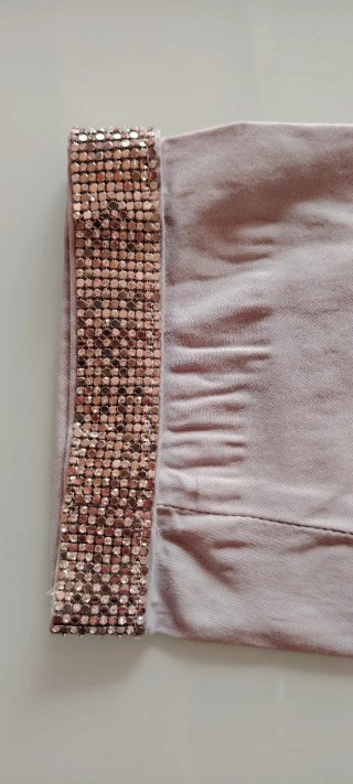 Pantalón MET T/M Gris con pedrería