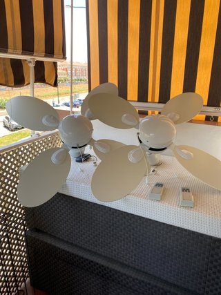2 Ventiladores de Techo Blancos