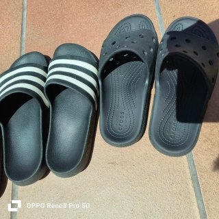 Sandalias Crocs Talla 40/41 Negras