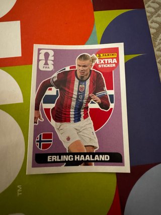 Cromo Panini Erling Haaland Extra Mundial 2026