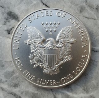 Moneda 1 onza de Plata One Dollar