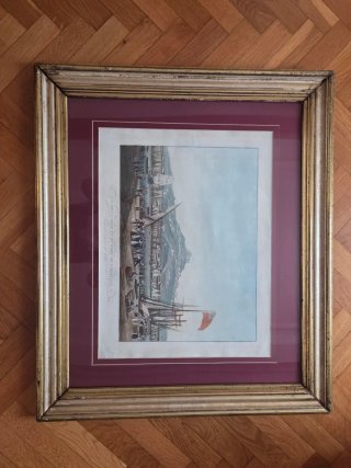 Lámina Vue de la Ville et du Port de Marseille