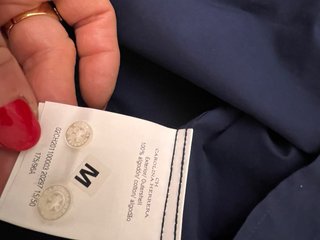 Camisa Carolina Herrera Azul