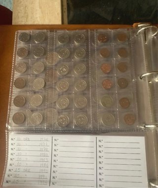 Álbum de monedas europeas completo