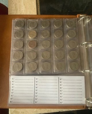 Álbum de monedas europeas completo