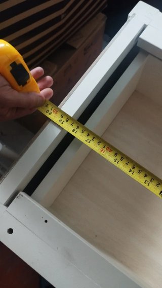 Escritorio madera maciza con cajones