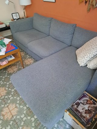 Sofá WIMLET 3 plazas con chaise longue