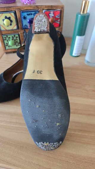 Zapatos de flamenco negros