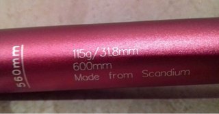 Manillar MTB Scandium