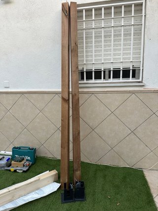 Pergolato esterno in legno 5x3m