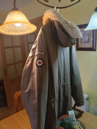 Parka Lambretta Fish Tail Mod Marrón