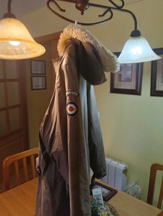 Parka Lambretta Fish Tail Mod Marrón