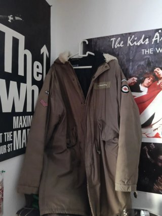 Parka Lambretta Fish Tail Mod Marrón