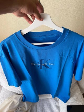 Camiseta Calvin Klein Jeans Azul Hombre Talla XL