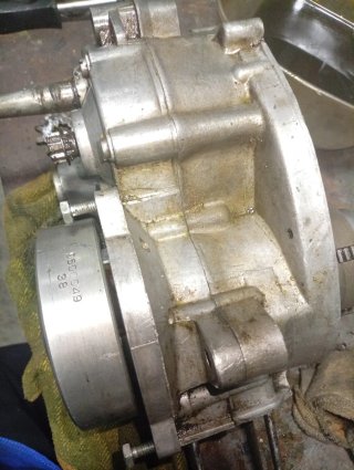 Motor Puch recién hecho