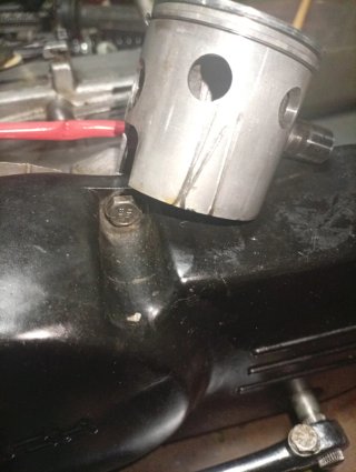 Motor Puch recién hecho