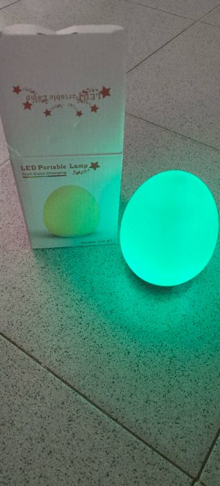 Lámpara LED Huevo 256 Colores