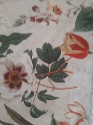 Camino de mesa floral vintage