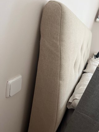 Cama Matrimonio Canapé y Cabecero Tapizado
