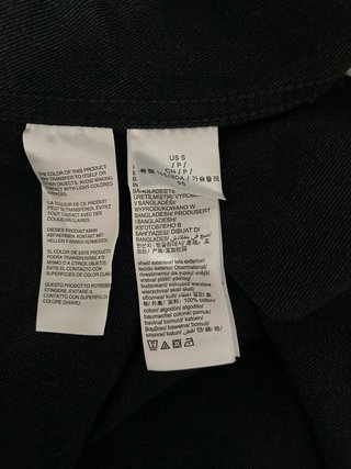 Camisa Negra Calvin Klein Talla S