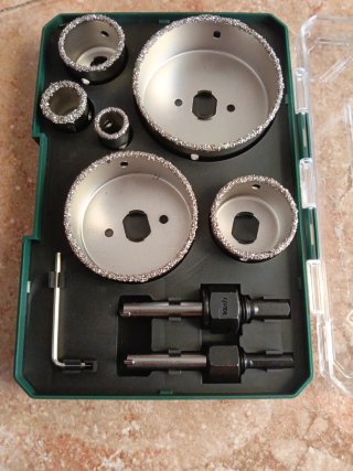 Set Sierras Corona Metal Duro 9 Piezas