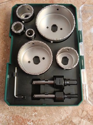 Set Sierras Corona Metal Duro 9 Piezas