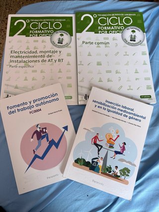 Lote 4 Libros Formación Riesgos Laborales