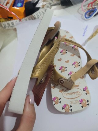 Chinelos Havaianas Baby Rosa 25-26