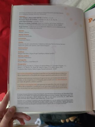 libro de texto anaya 2° bach hstoria de España