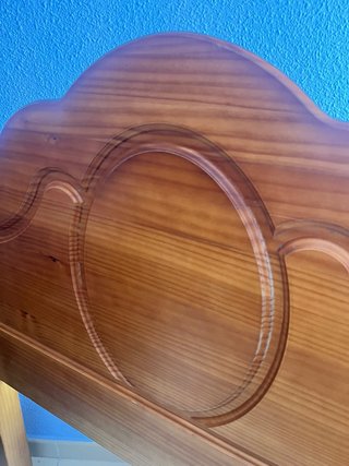 Cabecero de madera para cama individual