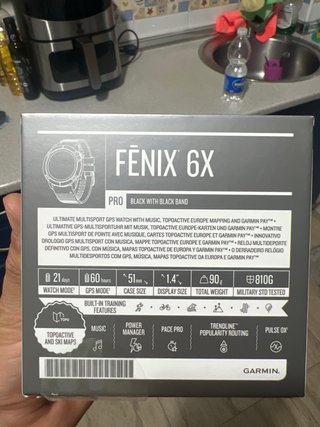 Garmin Fenix 6X Pro Negro