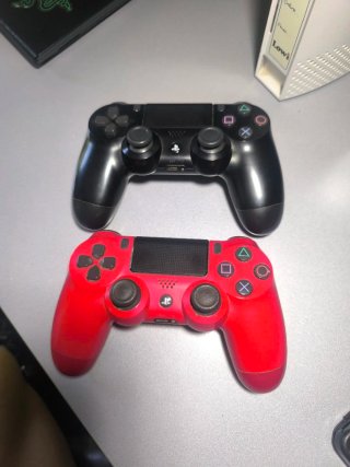 Mando PS4 DualShock 4 Negro y Rojo